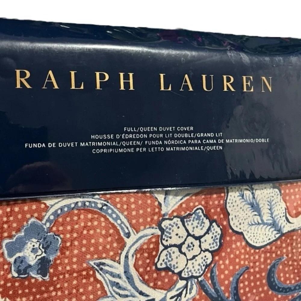 NWT Ralph Lauren Mirabelle Duvet Cover, Full/Queen $375